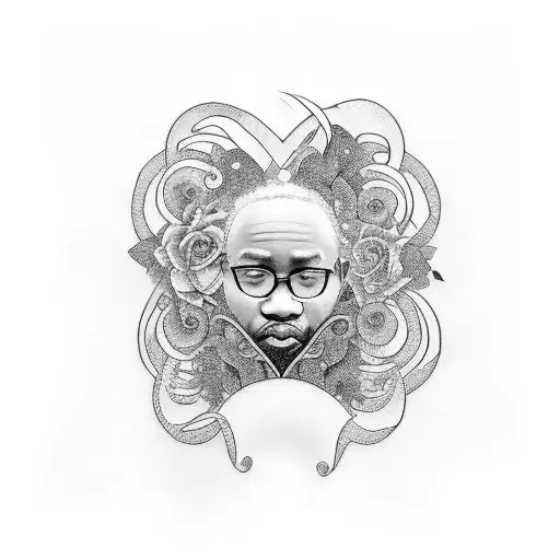 black father morns loss of daughter  tattoo design idea