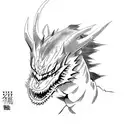 yu yu hakusho Hiei’s dragon of the darkness flame tattoo design idea