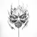 dark souls tattoo design idea