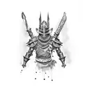 dark souls tattoo design idea