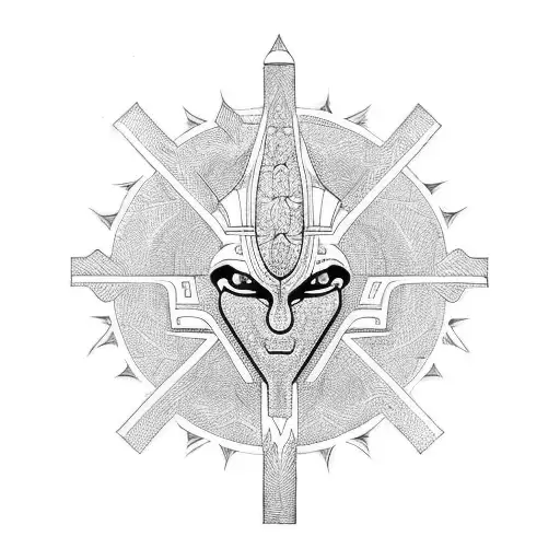 Ankh Symbol tattoo design idea