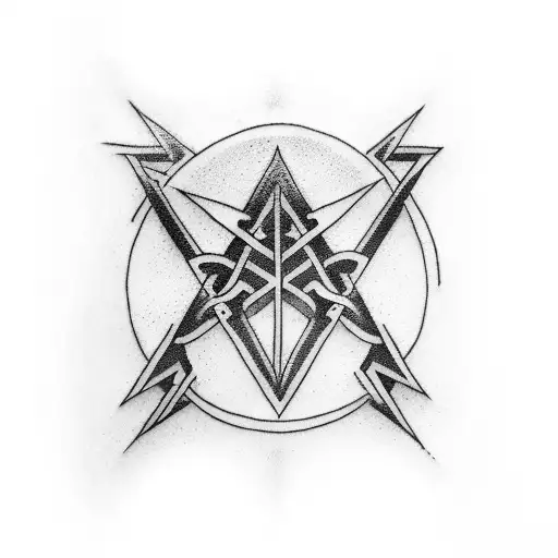 Anarchy Logo tattoo for elbow  tattoo design idea