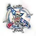 globe tattoo design idea