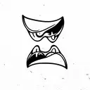 tooth  dynamite tattoo design idea