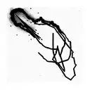 Kintsugi tattoo design idea