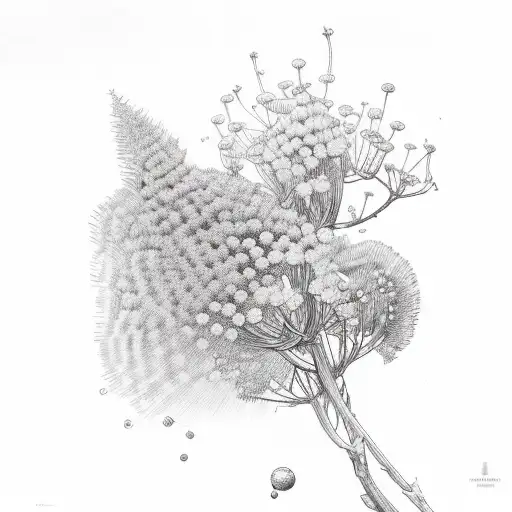 Mimosa Hostilis tattoo design idea