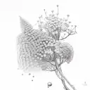 Mimosa Hostilis tattoo design idea