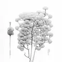 Mimosa Hostilis tattoo design idea