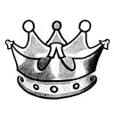 King's Crown with snakes tattoo design idea
