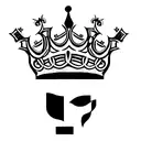 King's Crown with snakes tattoo design idea