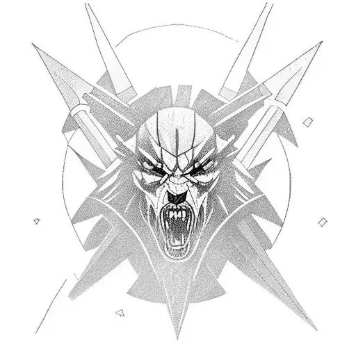 witcher tattoo design idea