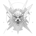 witcher tattoo design idea