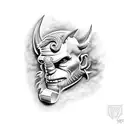 Hellboy  tattoo design idea