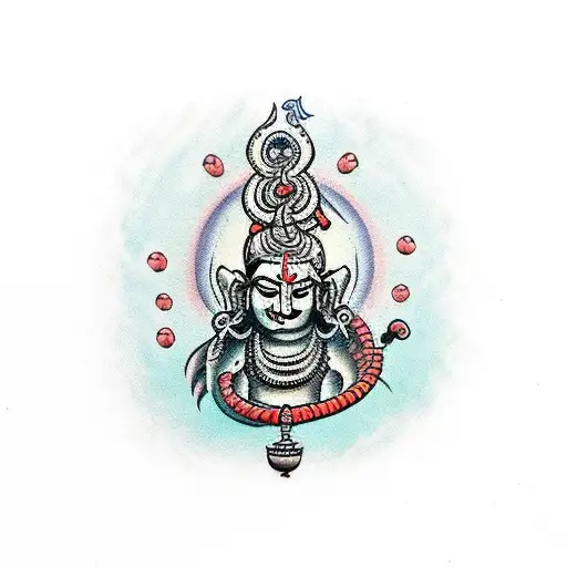 Mahadev tandav The Significance of Lord Shiva Tattoos The depiction of  Shiva's third eye and meditative pose serves as a reminder of th... |  Instagram