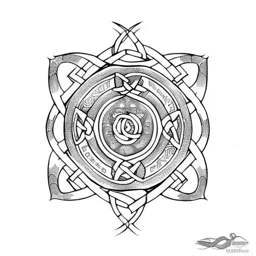 Celtic Knot tattoo design idea