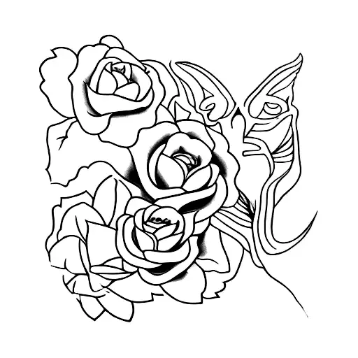 deadly sin of lust tattoo design idea