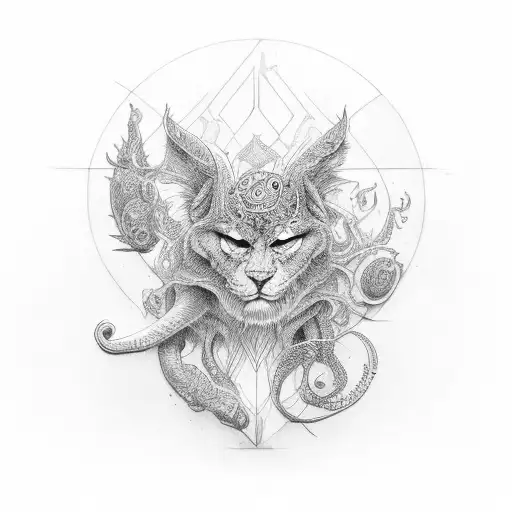 deadly sin of lust tattoo design idea