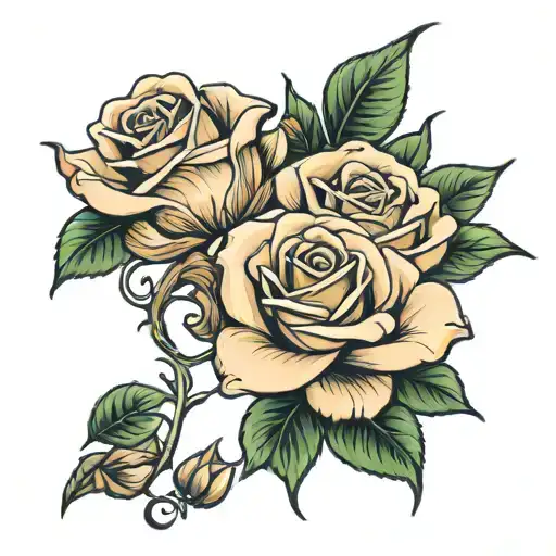 roses on throat tattoo tattoo design idea