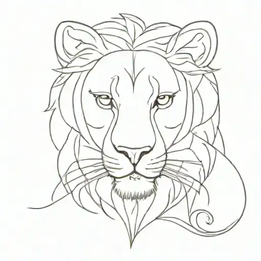 Leo sign tattoo tattoo design idea