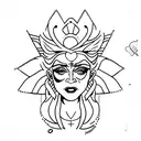 madonna tattoo design idea