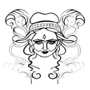 madonna tattoo design idea
