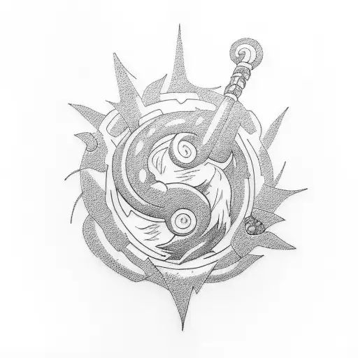 dragonball tattoo design idea