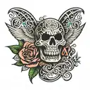 AAA text tattoo tattoo design idea