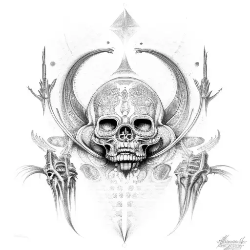 Hans Rudolf Giger BRAZO tattoo design idea