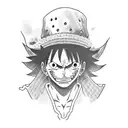 luffy tattoo design idea
