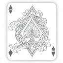 7 spade 2 diamond poker card featuring tattoo design idea