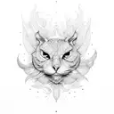 Perspective tattoo design idea