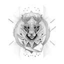 Perspective tattoo design idea