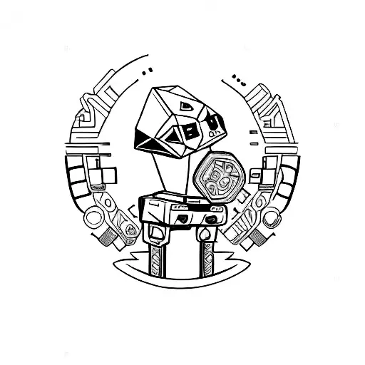 using gaming as an escape from reality tattoo design idea