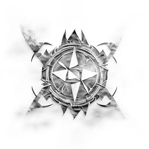 Combine the logos of Shinedown, Soundgarden, Alice In Chains, Stone Temple Pilots, and Red Hot Chili Peppers into a unique design tattoo design idea