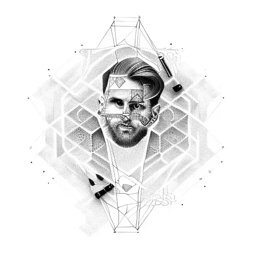 cardiogram messi tattoo design idea