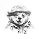 paddington bear tattoo design idea