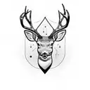 Military Deer tattoo design idea