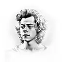 harry styles tattoo design idea
