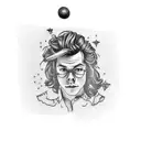 harry styles tattoo design idea