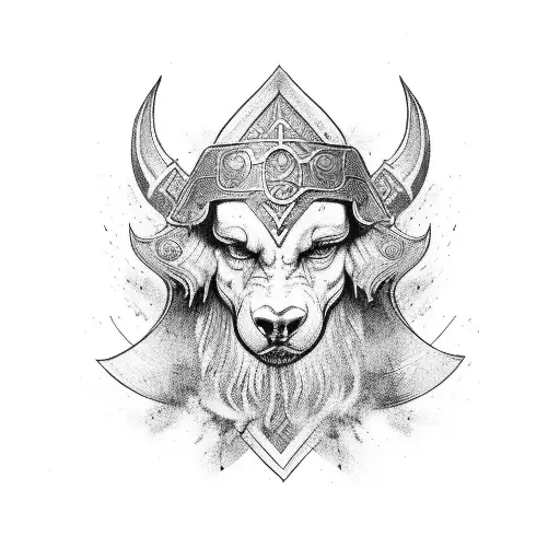vikingos al estilo omnis tattoo design idea