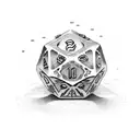 Dice tattoo design idea