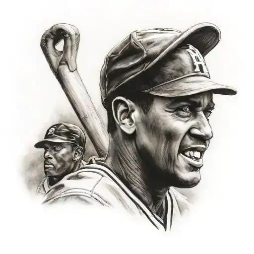 Roberto Clemente tattoo design idea