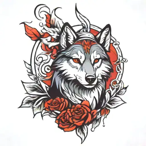 wolf in shepherd clothing  tattoo design idea