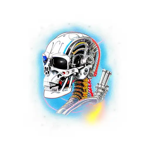 Terminator tattoo design idea