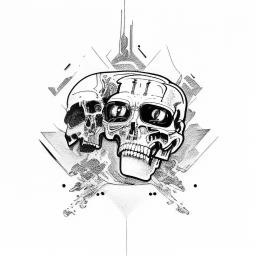 Terminator tattoo design idea