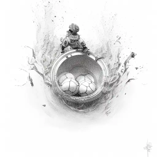 handball  tattoo design idea