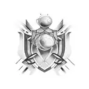 handball  tattoo design idea