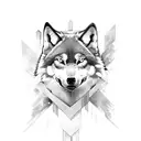 tattoo of three wolves tattoo design idea