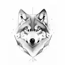 tattoo of three wolves tattoo design idea