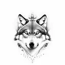 tattoo of three wolves tattoo design idea